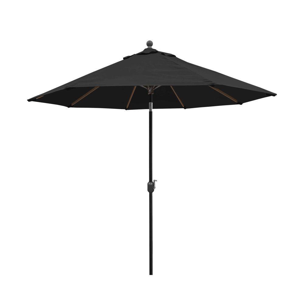 black 7.5 patio umbrella Galtech 727 7.5' Auto-Tilt Umbrella